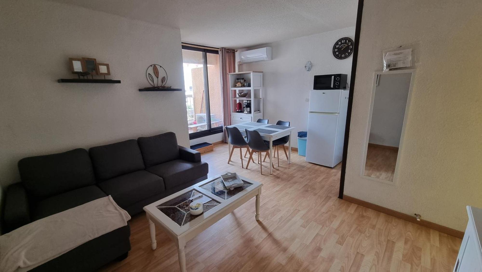 Appartement-Gruissan-Port-T2-2chambres-5pers-climatisé-Parking-ValFred Esterno foto